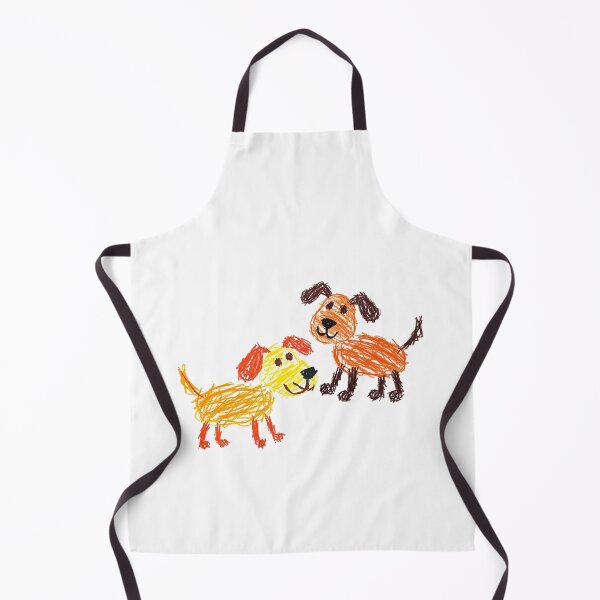 Item preview, Kids Drawing Style Dogs Illustration designed and sold by aeniSafila.