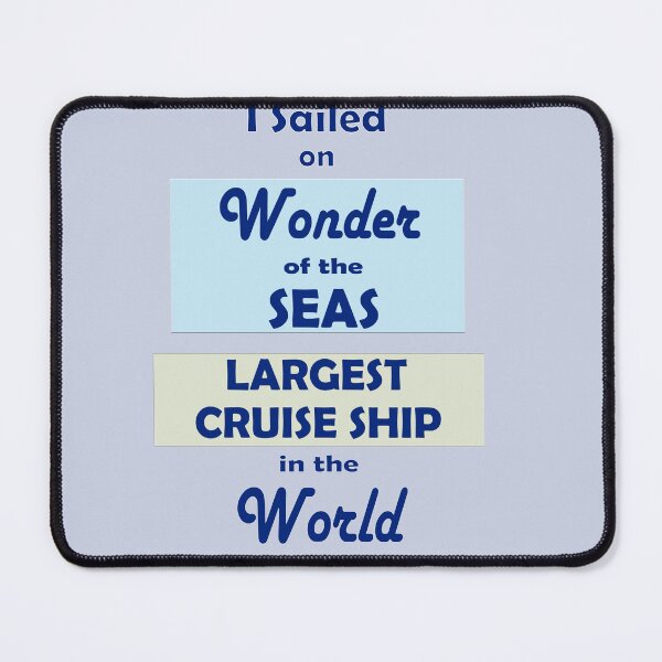 Item preview, Sailing On Wonder of the Seas Largest Cruise Ship in the world designed and sold by Ms. Jane's Store.