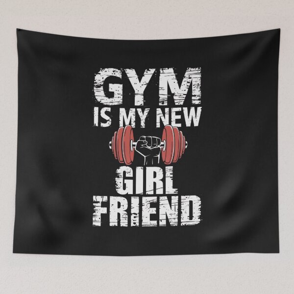 Item preview, GYM is my new GIRLFRIEND! designed and sold by BugiDesignArt.