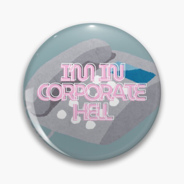 Artikelvorschau, Corporate Hell-Aufkleber (Pastell) entworfen und verkauft von FlickOfTheBrush.