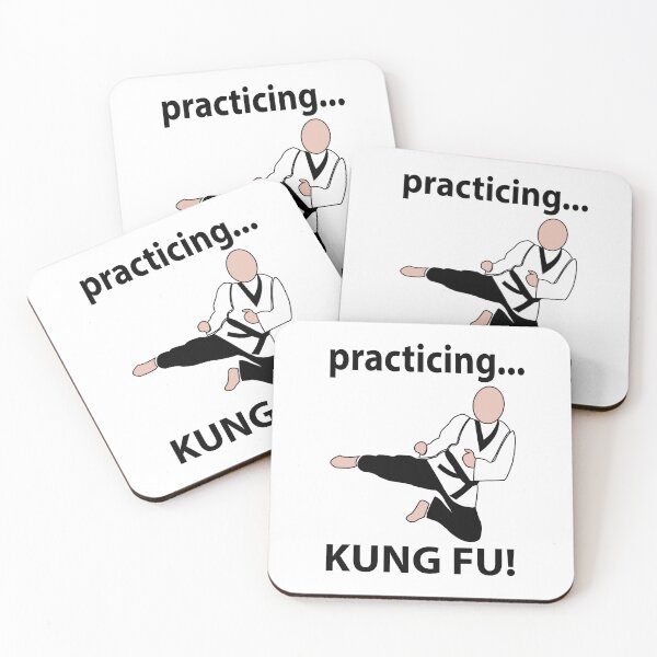 Artikelvorschau, Kung Fu Kampfsportler mit schwarzem Gürtel entworfen und verkauft von Nisha Prabhu.