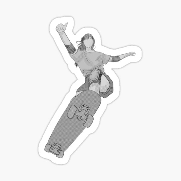 Item preview, Skateboarding Girl designed and sold by beamybaby.
