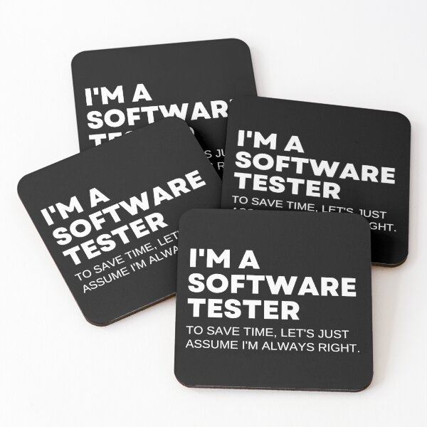 Item preview, I'm A software tester To Save Time Let's Just Assume I'm Always Right Funny designed and sold by CuteLovelyDesigns.