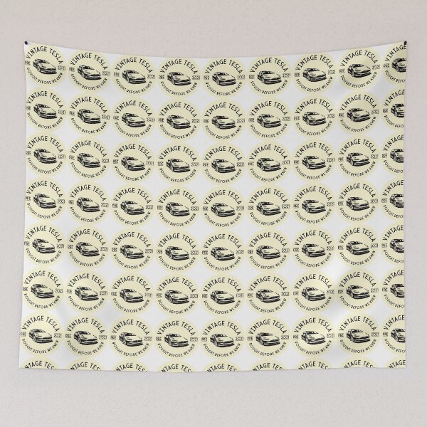 Item preview, Vintage Tesla bumper sticker designed and sold by frozencoco.