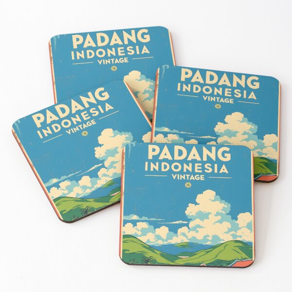 Item preview, Padang Indonesia Vintage Travel Tourism designed and sold by TravelersGems.