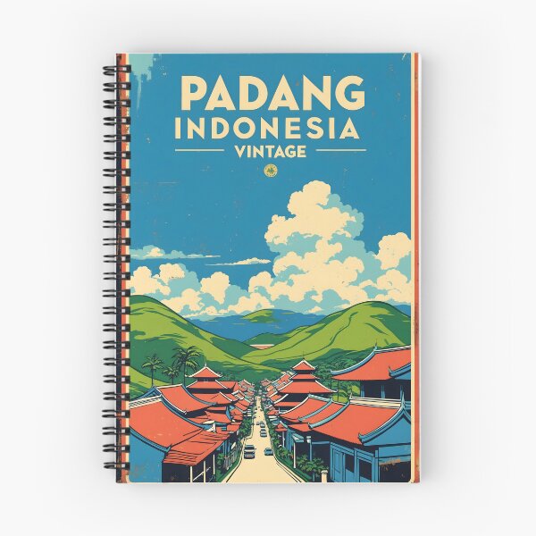 Item preview, Padang Indonesia Vintage Travel Tourism designed and sold by TravelersGems.