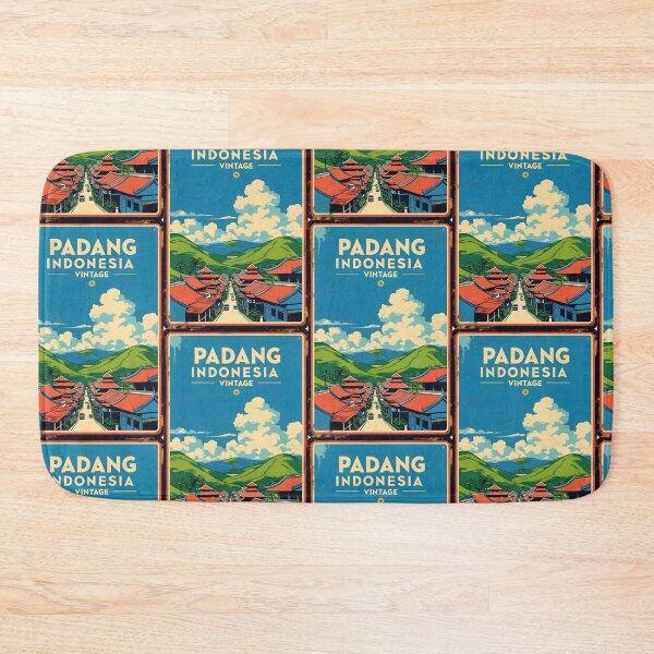 Item preview, Padang Indonesia Vintage Travel Tourism designed and sold by TravelersGems.