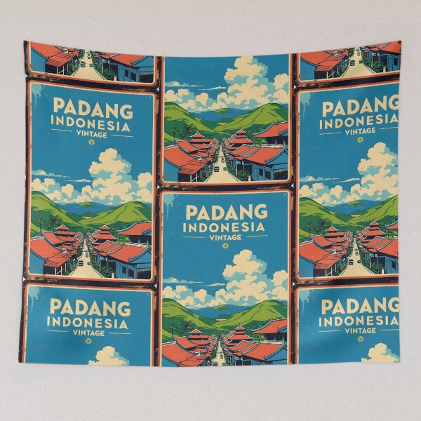 Item preview, Padang Indonesia Vintage Travel Tourism designed and sold by TravelersGems.