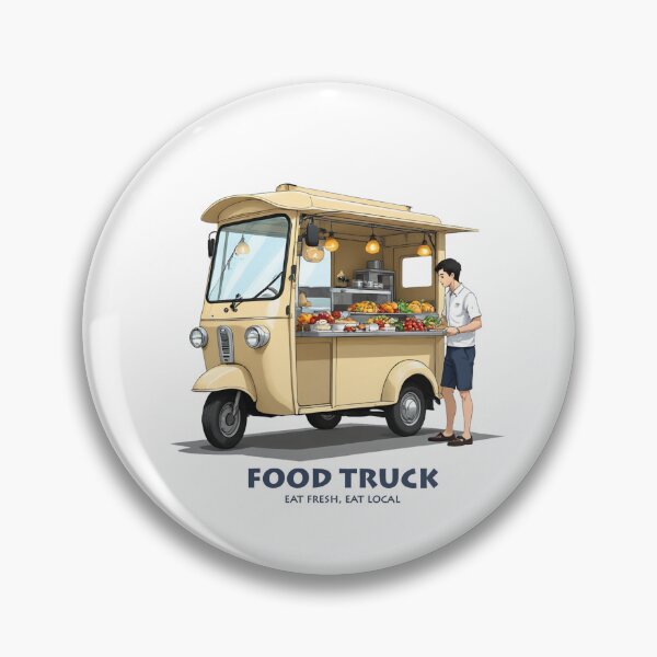 Item preview, Food Truck - Eat Fresh, Eat Local  designed and sold by Vanich-Panich.