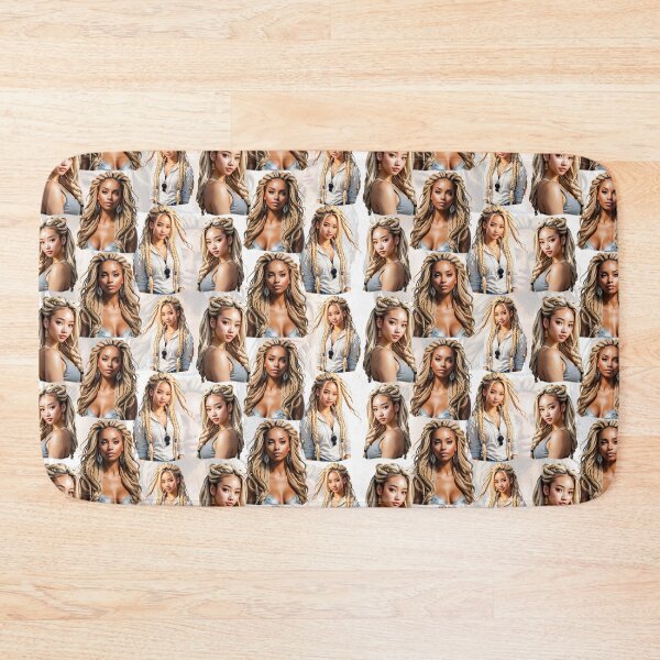 Item preview, White - Beautiful Blonde Dreadlock Rastafarian Girls  designed and sold by PatternTitan.