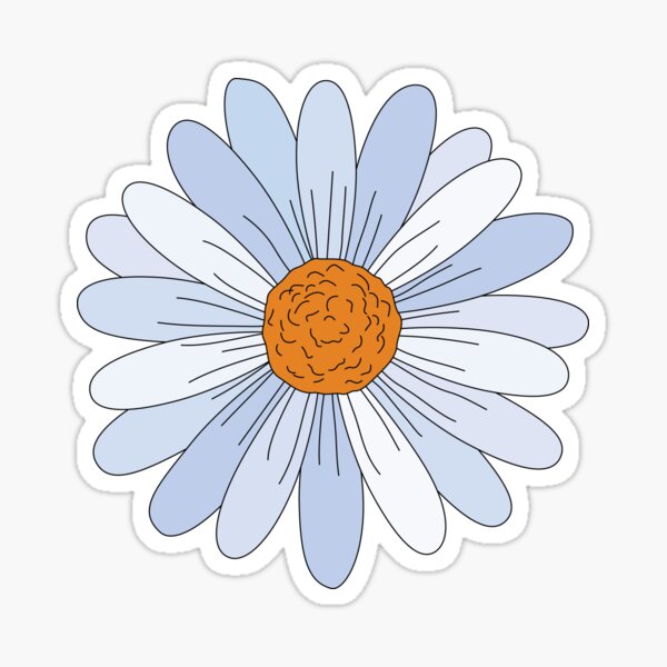 Item preview, Cute Blue Flower Design designed and sold by HalkaCreative.