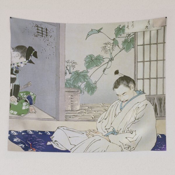 Item preview, Yoshitoshi's "Moon Through the Bamboo Lattice Window" – One Hundred Aspects of the Moon designed and sold by store-wasabi.
