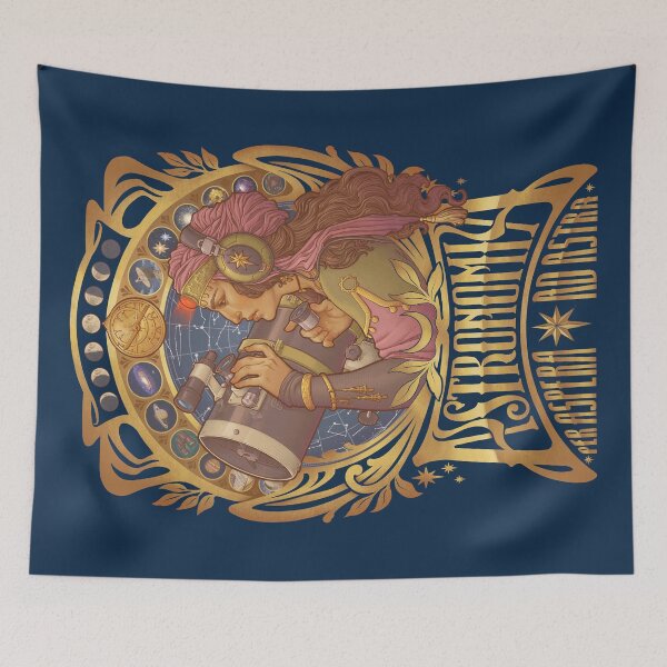 Item preview, ASTRONOMIA - A cosmic Love Song designed and sold by medusadollmaker.