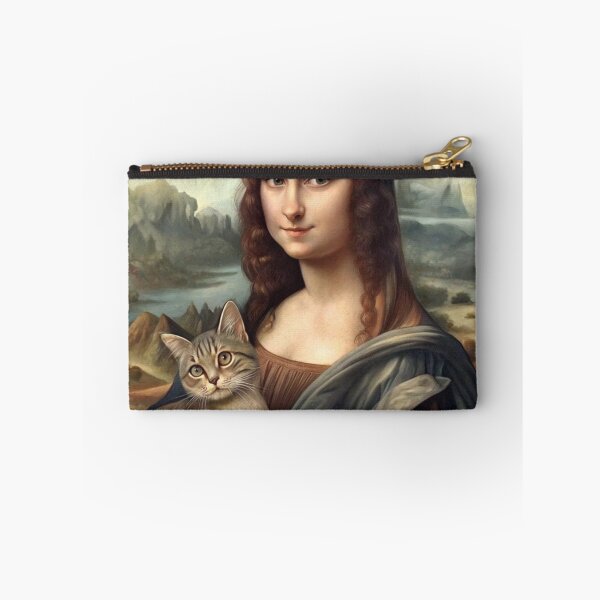 Item preview, Mona Lisa Painting With Cat Design designed and sold by Graphitti Squad.