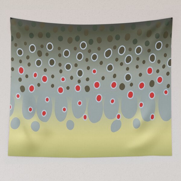 Item preview, Young Brown Trout Skin Pattern Fly Fishing Design designed and sold by BikeVoucherJr.