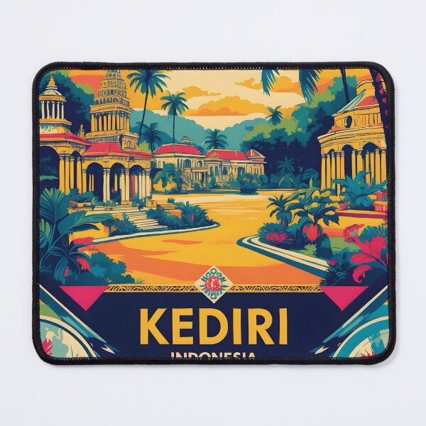 Item preview, Kediri Islands Indonesia Vintage Travel Tourism designed and sold by TravelersGems.