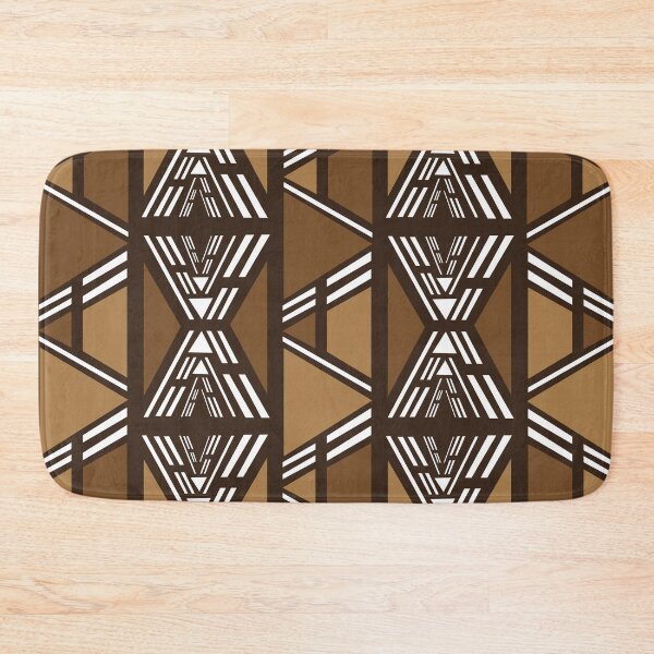 Item preview, African Bogolan fabric brown designed and sold by Wolagno.