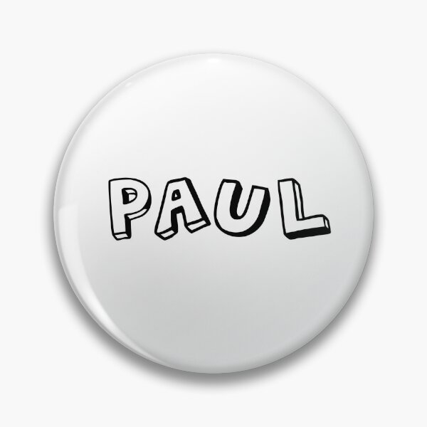 Item preview, typography "Paul" english name tag sticker  designed and sold by tonylau81.
