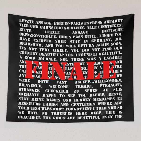 Item preview, Cabaret lyrics designed and sold by broadwaygirl142.