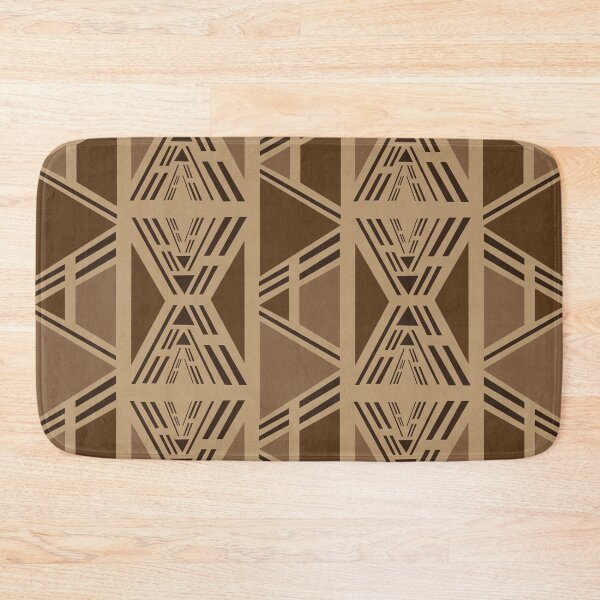 Item preview, African Bogolan fabric brown designed and sold by Wolagno.