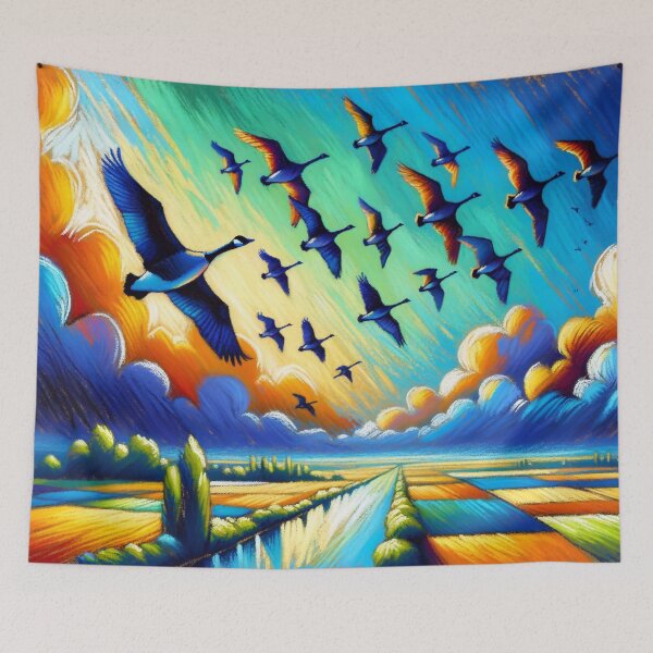 Item preview, Geese in Flight designed and sold by M-Y-A-R-T-.