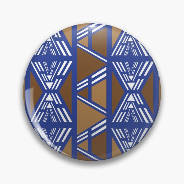 Item preview, Blue Bogolan African Fabric designed and sold by Wolagno.