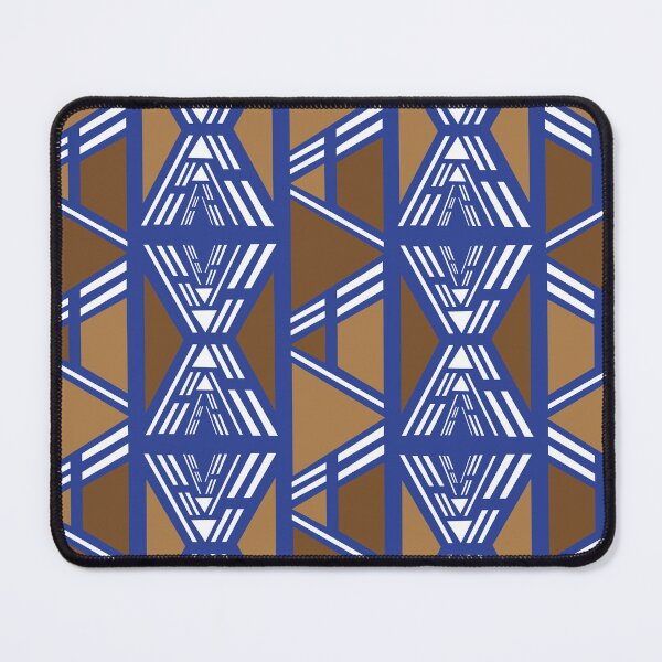 Item preview, Blue Bogolan African Fabric designed and sold by Wolagno.