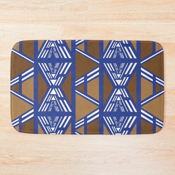 Item preview, Blue Bogolan African Fabric designed and sold by Wolagno.