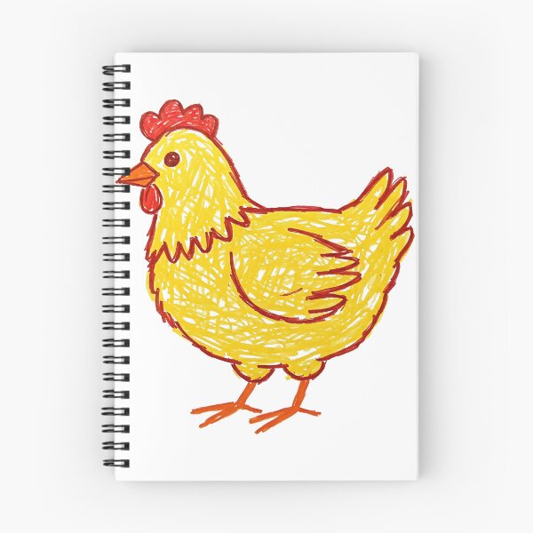 Item preview, Chicken Kids Drawing Style Illustartion designed and sold by aeniSafila.