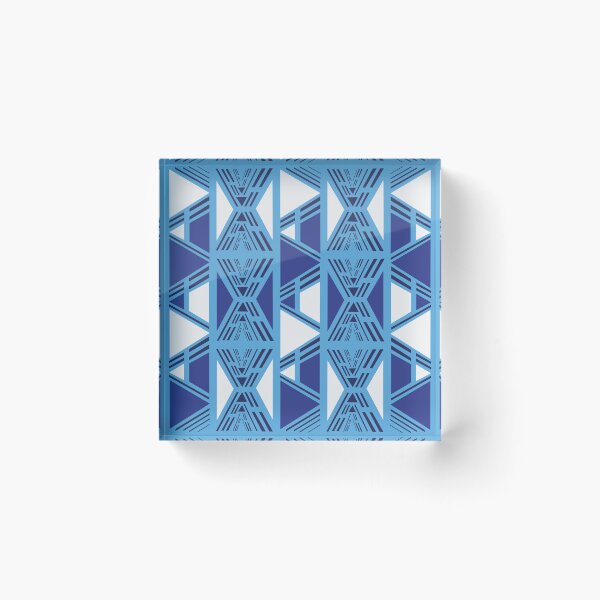 Item preview, Blue Bogolan African Fabric designed and sold by Wolagno.