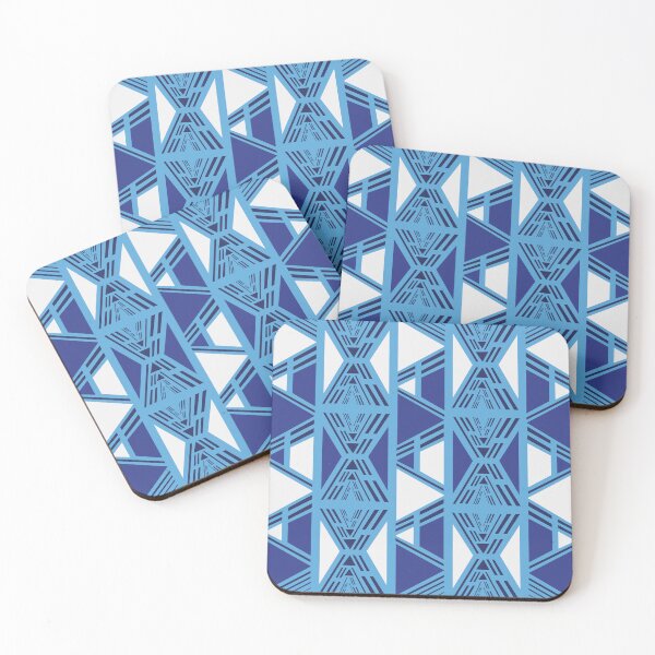 Item preview, Blue Bogolan African Fabric designed and sold by Wolagno.
