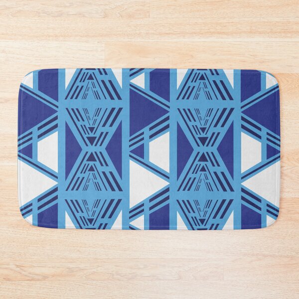 Item preview, Blue Bogolan African Fabric designed and sold by Wolagno.
