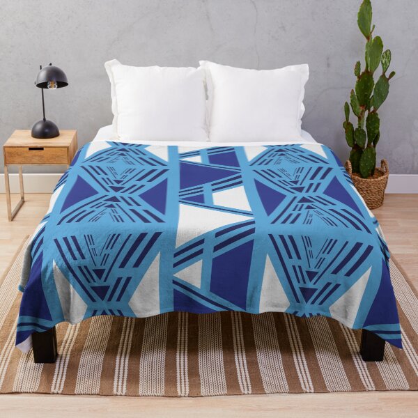 Item preview, Blue Bogolan African Fabric designed and sold by Wolagno.