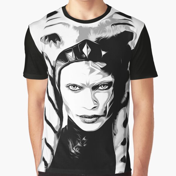 Vista previa del artículo con la obra «Camiseta de Star Wars de Ahsoka Tano», diseñado y vendido por TheGianixArt.