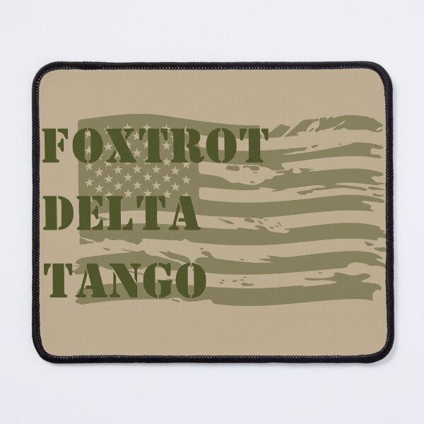 Item preview, Foxtrot Delta Tango (Tactical Green) designed and sold by CrystalCoastNC.
