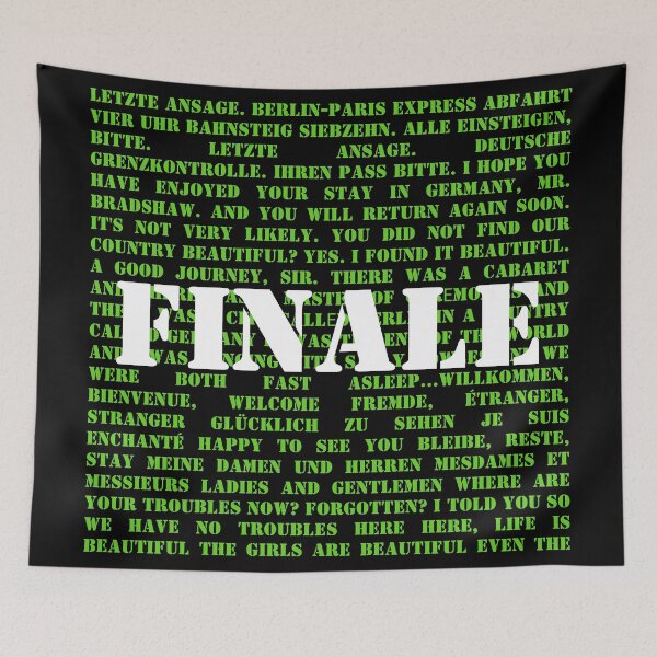 Item preview, Cabaret lyrics designed and sold by broadwaygirl142.
