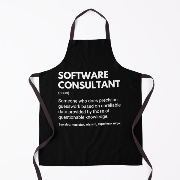 Item preview, Software Consultant Funny Work Definition designed and sold by CuteLovelyDesigns.
