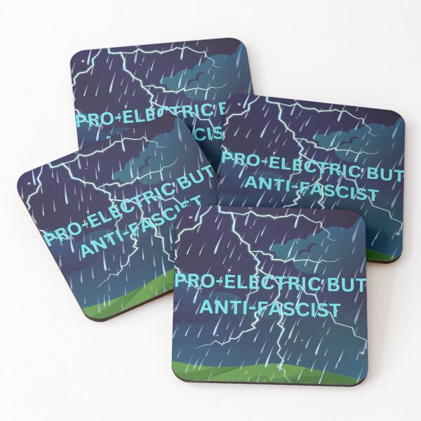Item preview, Pro-Electric but Anti-Fascist designed and sold by PROUSAANTIMAGA.