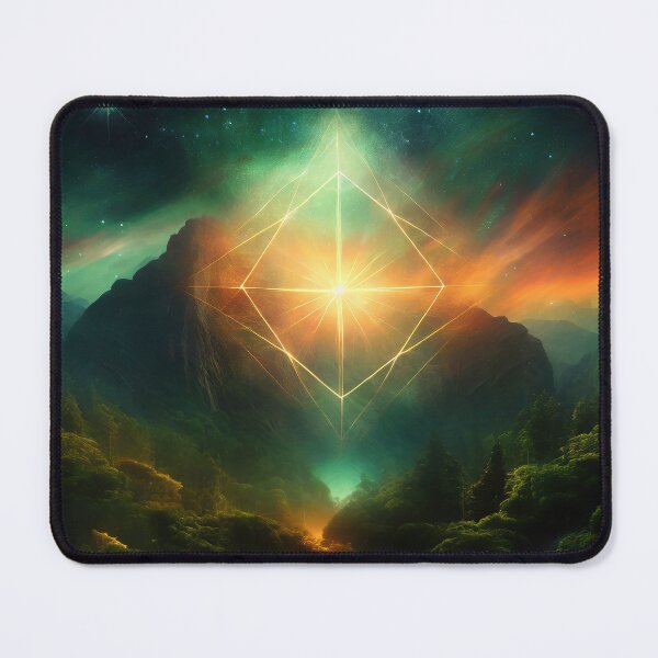 Item preview, Mountain Glimpse | Sacred Geometry Landscapes designed and sold by monkeybusiness.pt.
