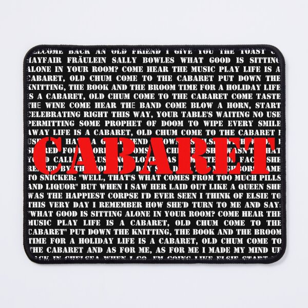 Item preview, Cabaret lyrics designed and sold by broadwaygirl142.