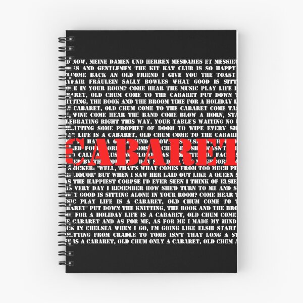 Item preview, Cabaret lyrics designed and sold by broadwaygirl142.