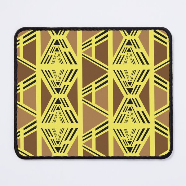 Item preview, African Bogolan Fabric Traditional Yellow Fabric designed and sold by Wolagno.
