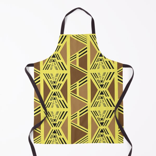 Item preview, African Bogolan Fabric Traditional Yellow Fabric designed and sold by Wolagno.
