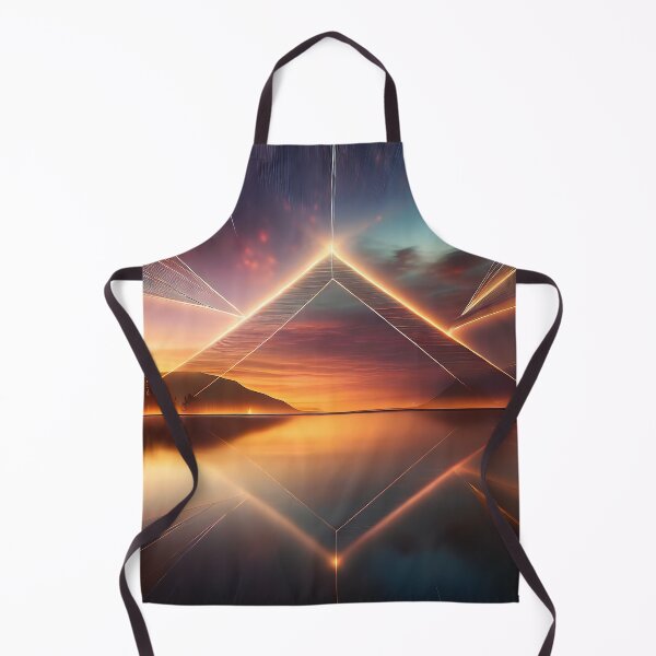 Item preview, Magical Sunset Lake | Sacred Geometry Landscapes designed and sold by monkeybusiness.pt.