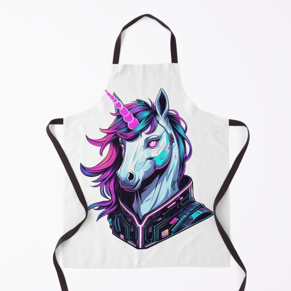 Item preview, Neon Cyber Unicorn - Glitch-Inspired designed and sold by zoughlal.