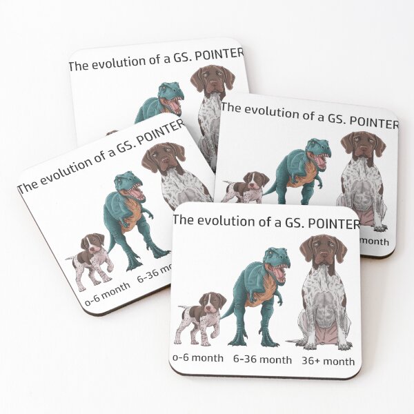 Item preview, The Evolution of a German Shorthaired Pointer designed and sold by Ranout.