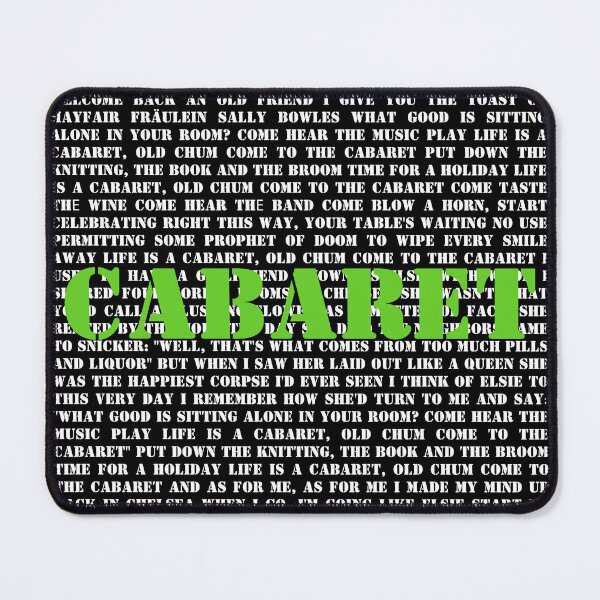 Item preview, Cabaret lyrics designed and sold by broadwaygirl142.