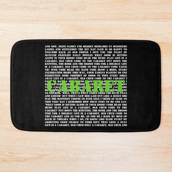Item preview, Cabaret lyrics designed and sold by broadwaygirl142.