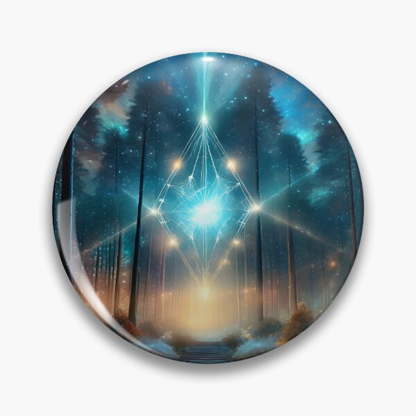 Item preview, Diamond Fireflies Forest | Sacred Geometry Landscapes designed and sold by monkeybusiness.pt.
