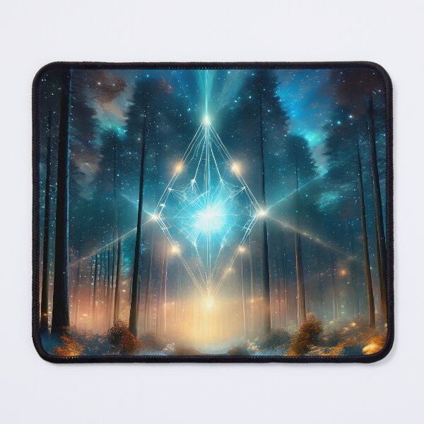 Item preview, Diamond Fireflies Forest | Sacred Geometry Landscapes designed and sold by monkeybusiness.pt.